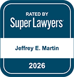 Rated By Super Lawyers | Jeffrey E. Martin | 2026